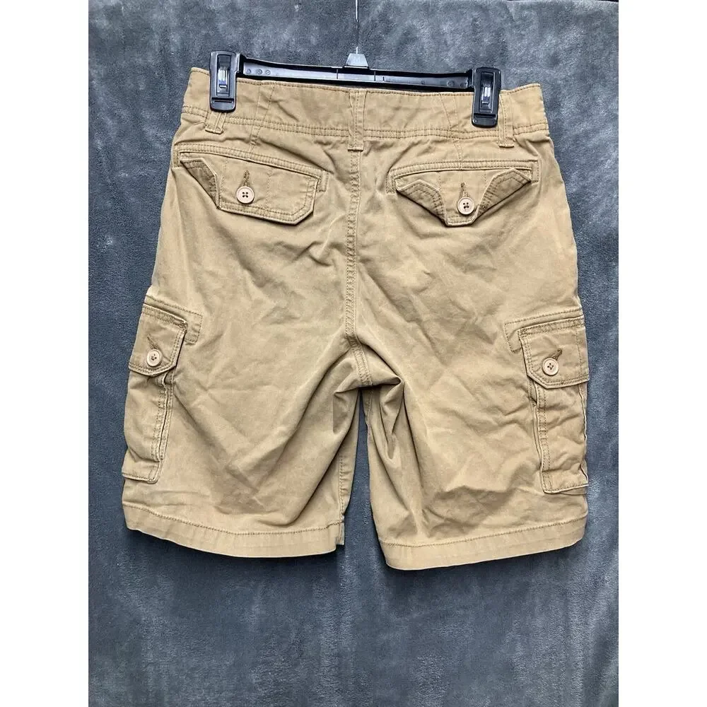Sonoma Cargo Utility Shorts Mens Sz 30 Khaki Rugged Casual Gorpcore Hike School